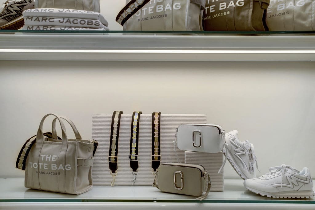 Accessories in the Marc Jacobs boutique in The Galleria in Houston
