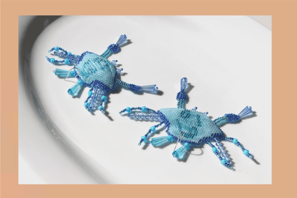 Cancer from Madre Hija's Zodiac collection, $125