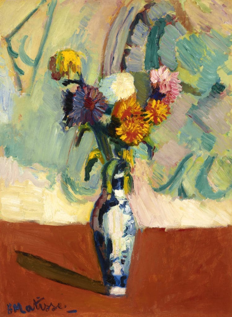Henri Matisse's "Bouquet, vase chinois"