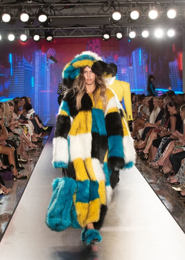A striking floor-length coat for the winter ahead  (Photography by Tamytha Cameron)