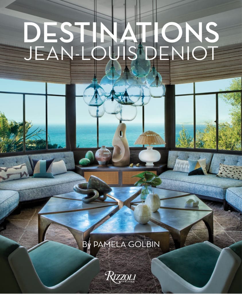 Jean-Louis Denoit signs his new book out this month, Destinations, Jean-Louis Deniot (Rizzoli)