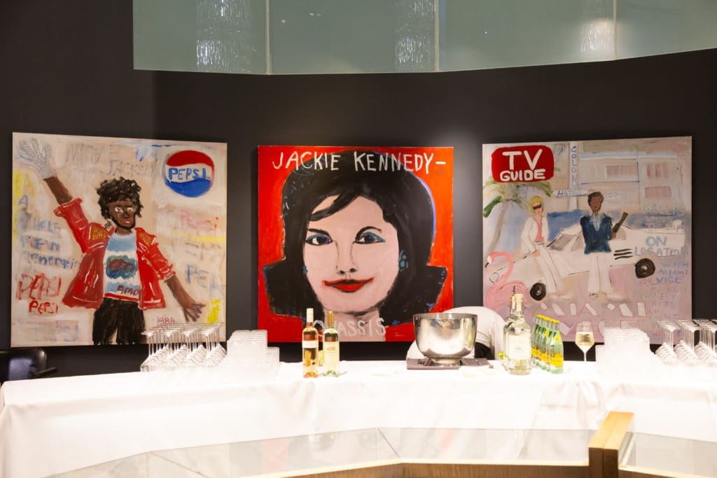 Tyler Casey's work at Stanley Korshak. (Photography by Hal Samples) 