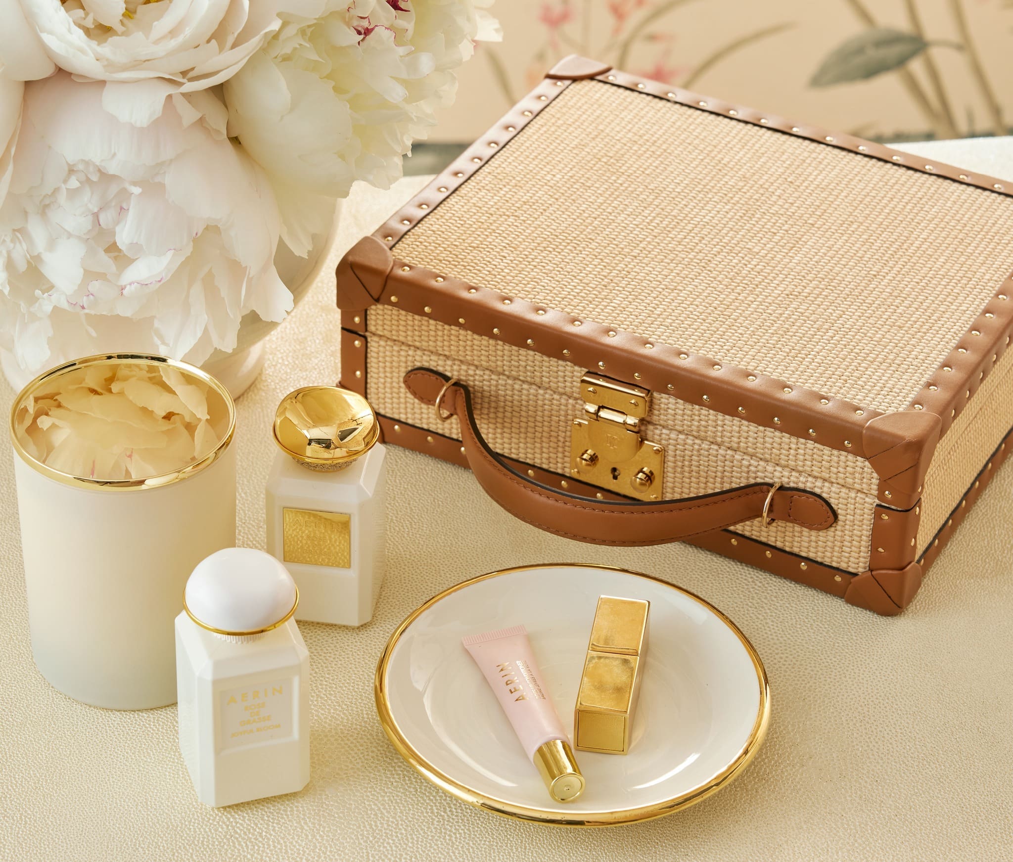 The AERIN x Tanner Krolle Wicket bag elevates the modern vanity.