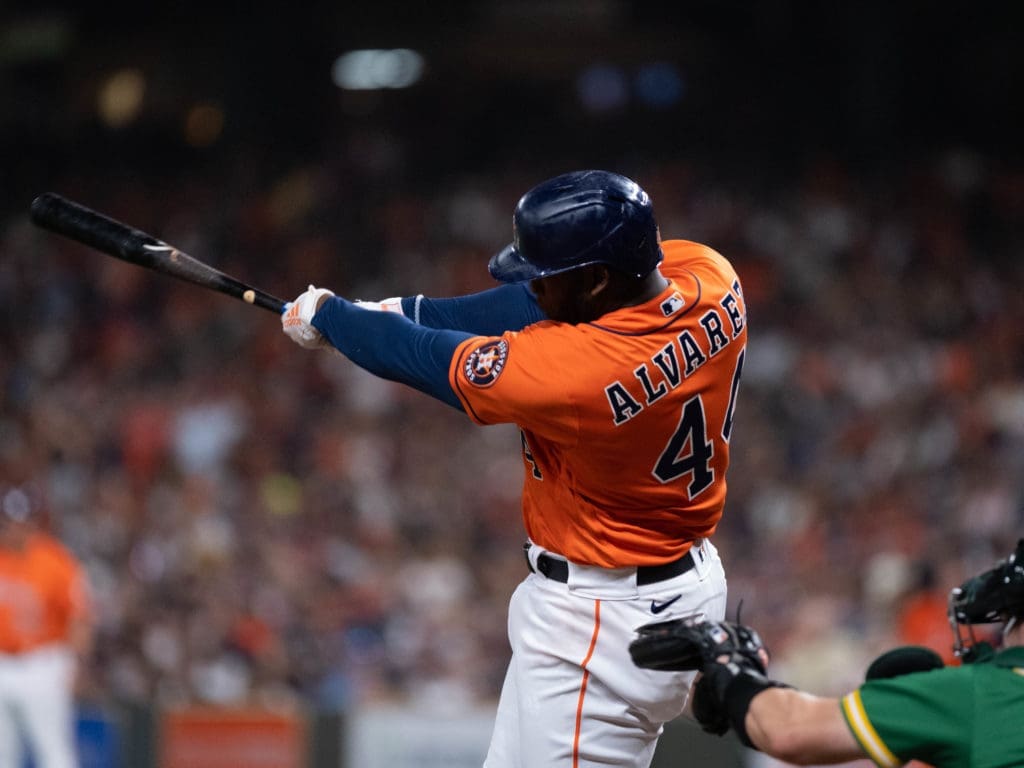 Yordan Alvarez knows how to destroy baseballs. (Photo by F. Carter Smith)