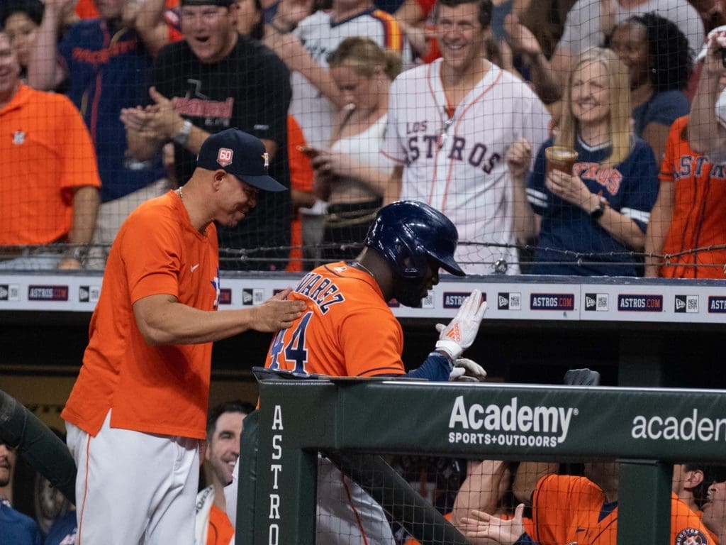 Yordan Alvarez can do things that few other baseball superstars can even do. (Photo by F. Carter Smith)