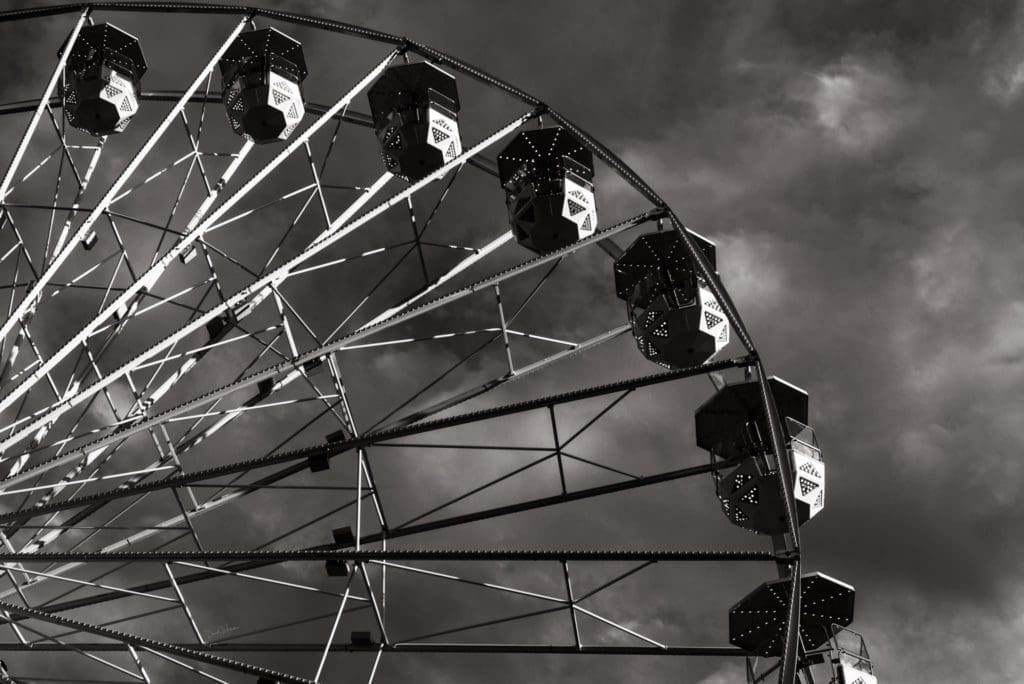 Ferris Wheel at the Fort Worth Stock Show and Rodeo. Photography by David Hollister.