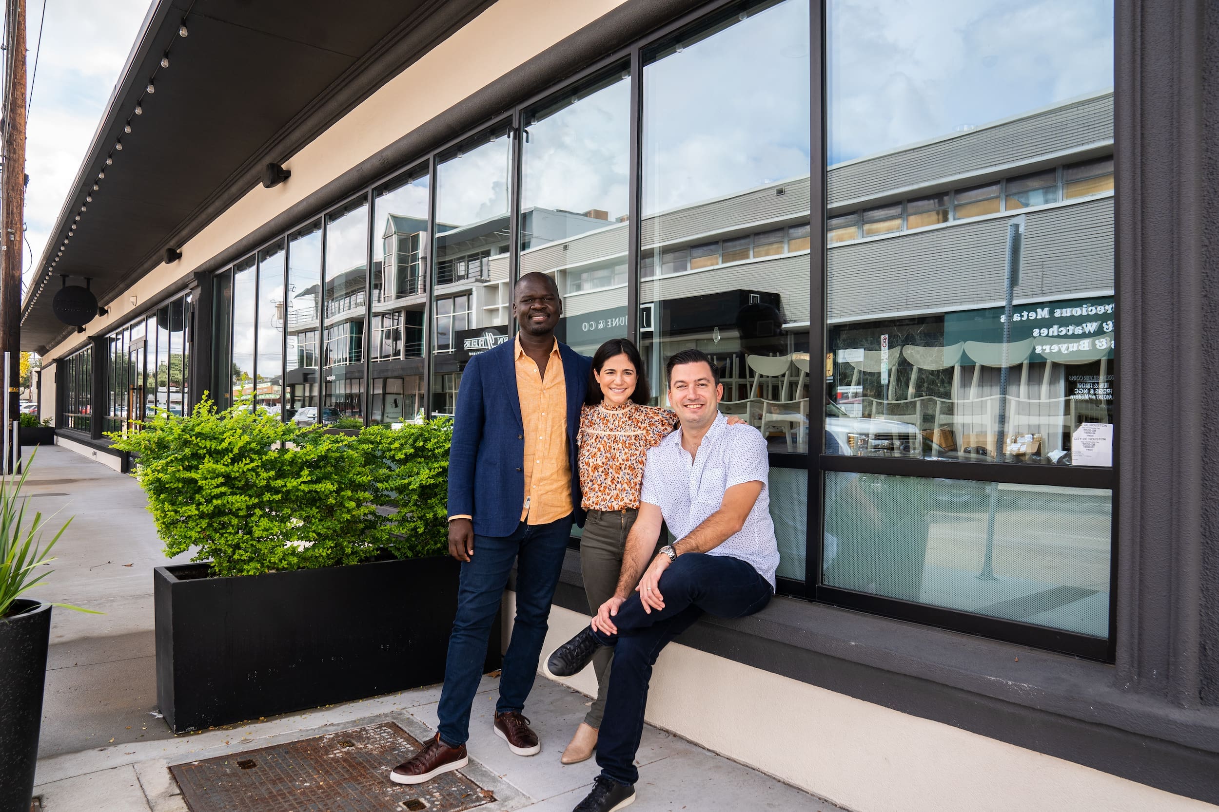 Cherif Mbjodi, Victoria Bludorn and Aaron Bludorn, Photo by Michael Anthony (1) (Photo by Michael Anthony)