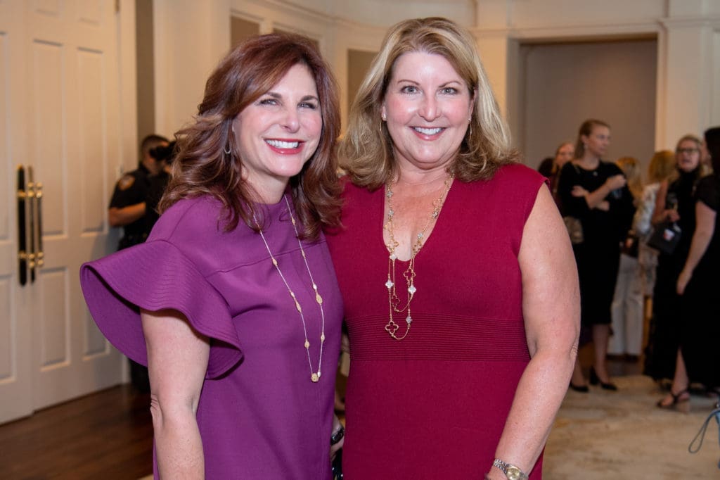 Cynthia Wolff, Mary Fusillo at the Italian Cultural & Community Center Luncheon at River Oaks Country Club  (Photo by Michelle Watson)