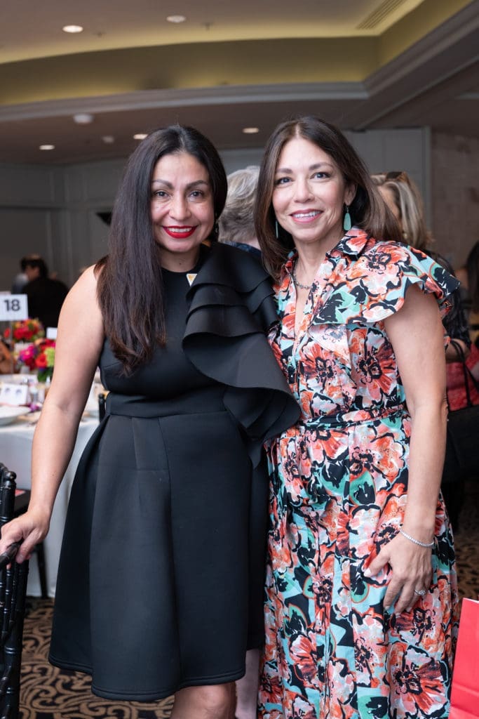 Diana Barrero-Burgos, Laura Jaramillo at the El Centro de Corazón luncheon (Photo by Daniel Ortiz)