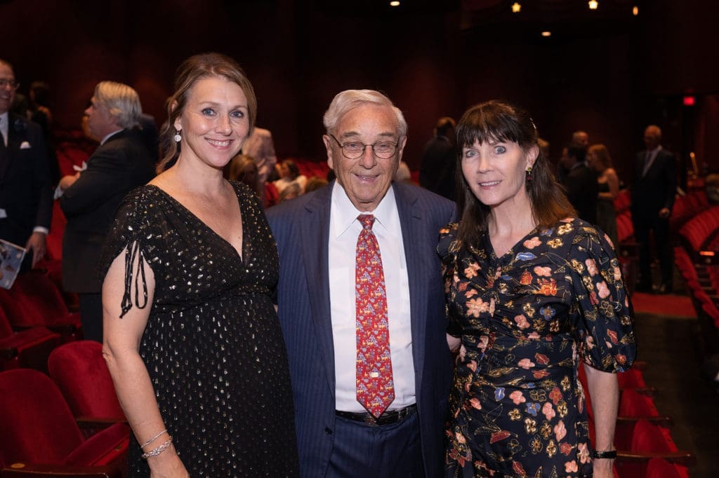 Donatella Benckenstein, Marvin &Martha McMurrey at the Houston Ballet Opening Night Onstage Dinner (Photo by Wilson Parish)  