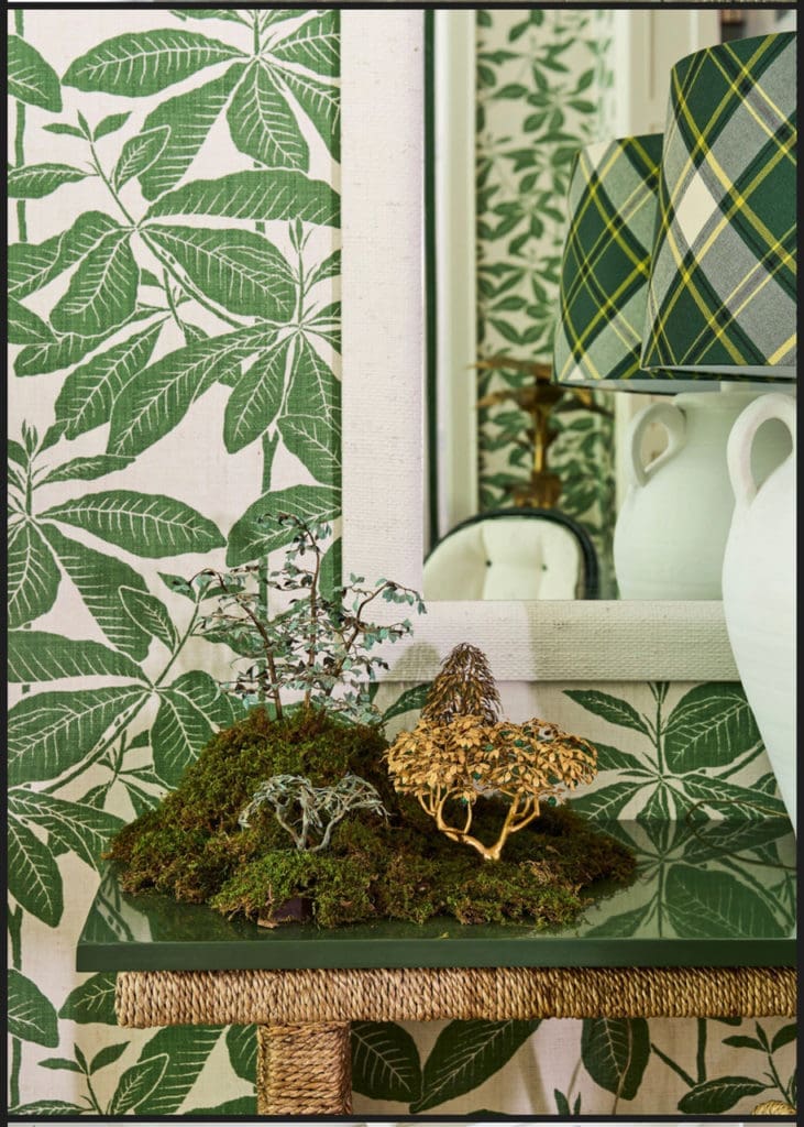 Alessandra Branca's garden-inspired Living Room. (Photo by Jay Simon of Ten Ten Collective)