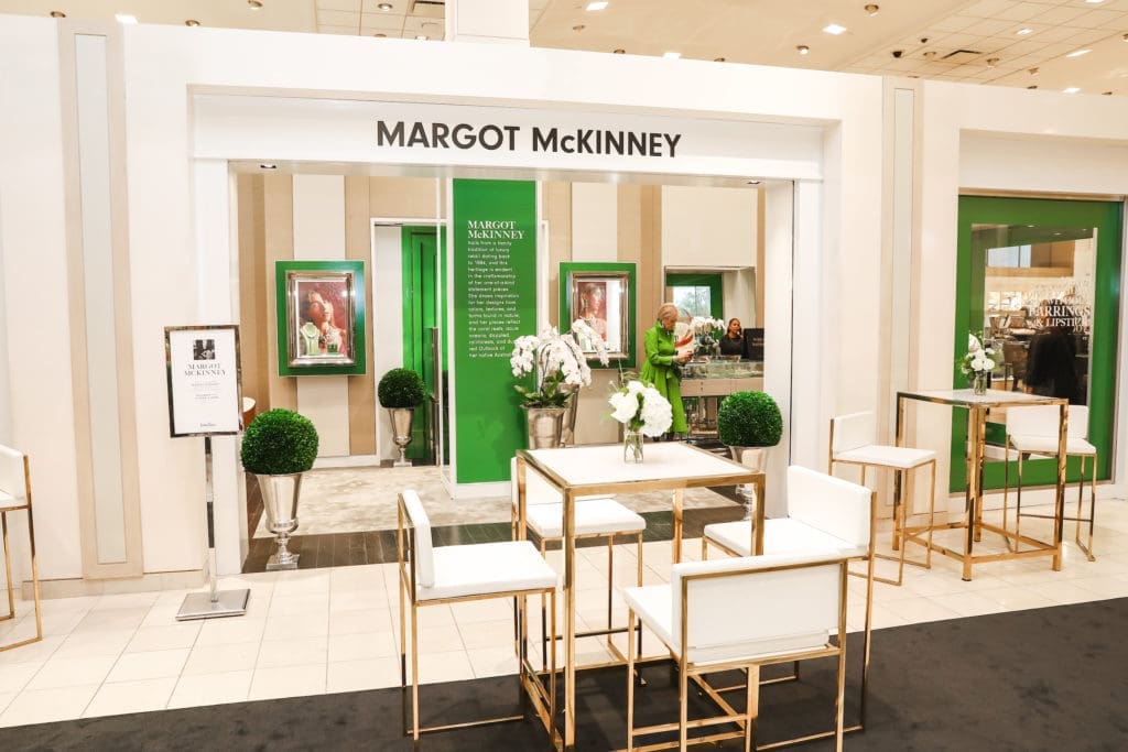 The Margot McKinney pop-up in Neiman Marcus in The Galleria