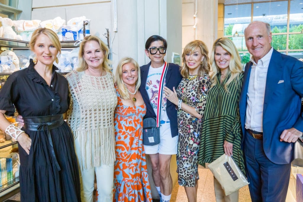 Mignon Jones, Michelle Moussa, Leisa Street, Billy Fong, Olivia Kearney, Paige Lane, Crawford Brock. (Photography by Hal Samples) 