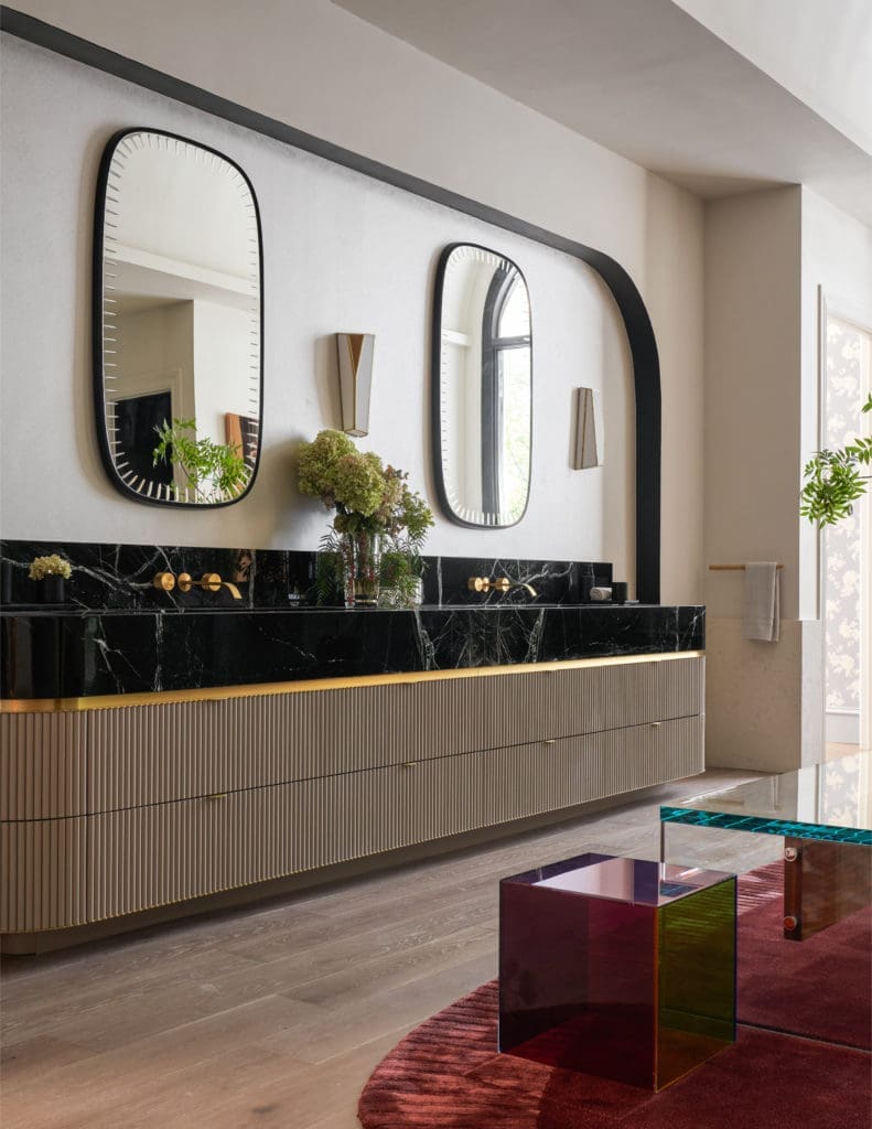 Huma Sulaiman's Parisian Dream Bathroom seduces all the senses. (Photo by Nathan Schroeder)