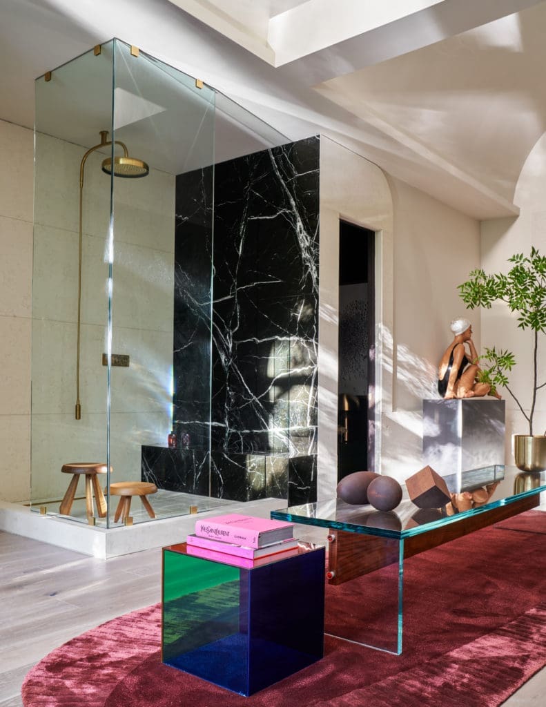 Huma Sulaiman's Parisian Dream Bathroom seduces all the senses. (Photo by Nathan Schroeder)