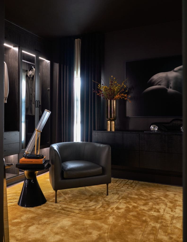 His Closet by Huma Sulaiman was inspired by a guest room in the enigmatic El Fenn hotel in Marrakech. (Photo by Nathan Schroder)