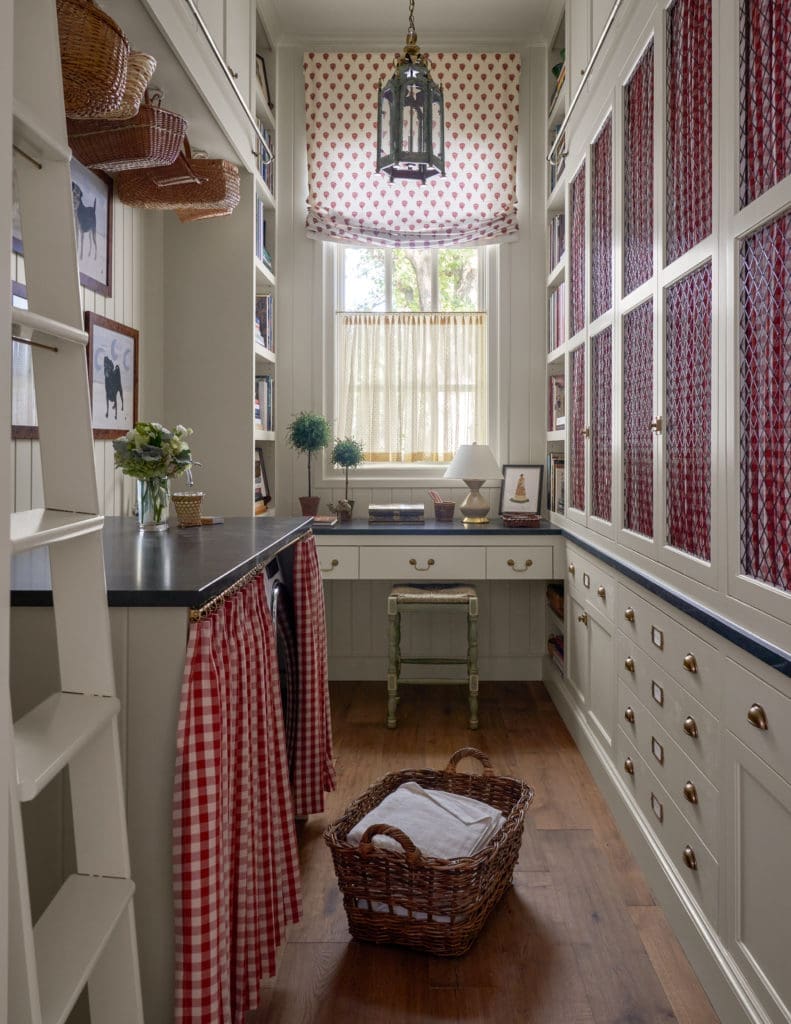 Noel Pittman's take on the Laundry Room evokes a feeling of home. (Photo by Nathan Schroder)