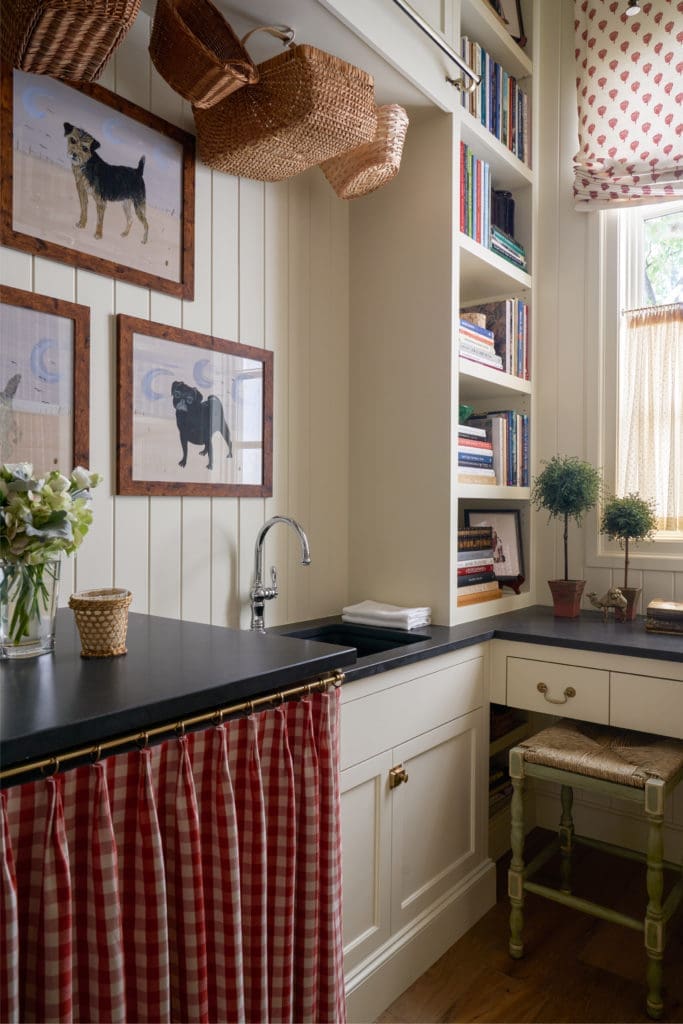 Noel Pittman's take on the Laundry Room evokes a feeling of home. (Photo by Nathan Schroder)