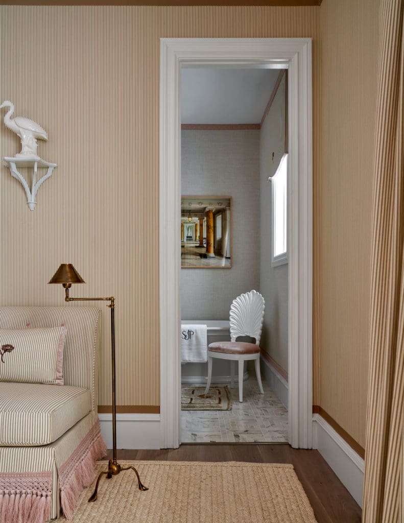 The Study by Shelley Johnstone Design is a tranquil space with a lovely garden view. (Photo by Nathan Schroder)