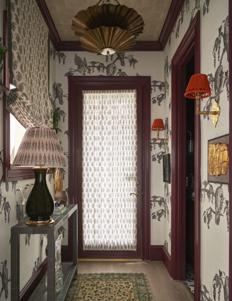 The Bon Vivant Hideaway by Graci Interiors is envisioned as a respite from a glamorous party. (Photo by Nathan Schroder)