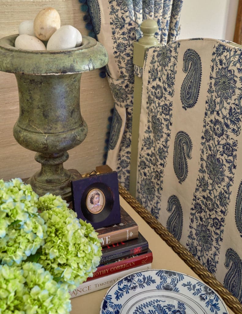 The Traveler’s Retreat bedroom by Patricia McLean Interiors, Inc., exudes a Moorish elegance with a clean, ordered appeal (Photo by Nathan Schroeder)