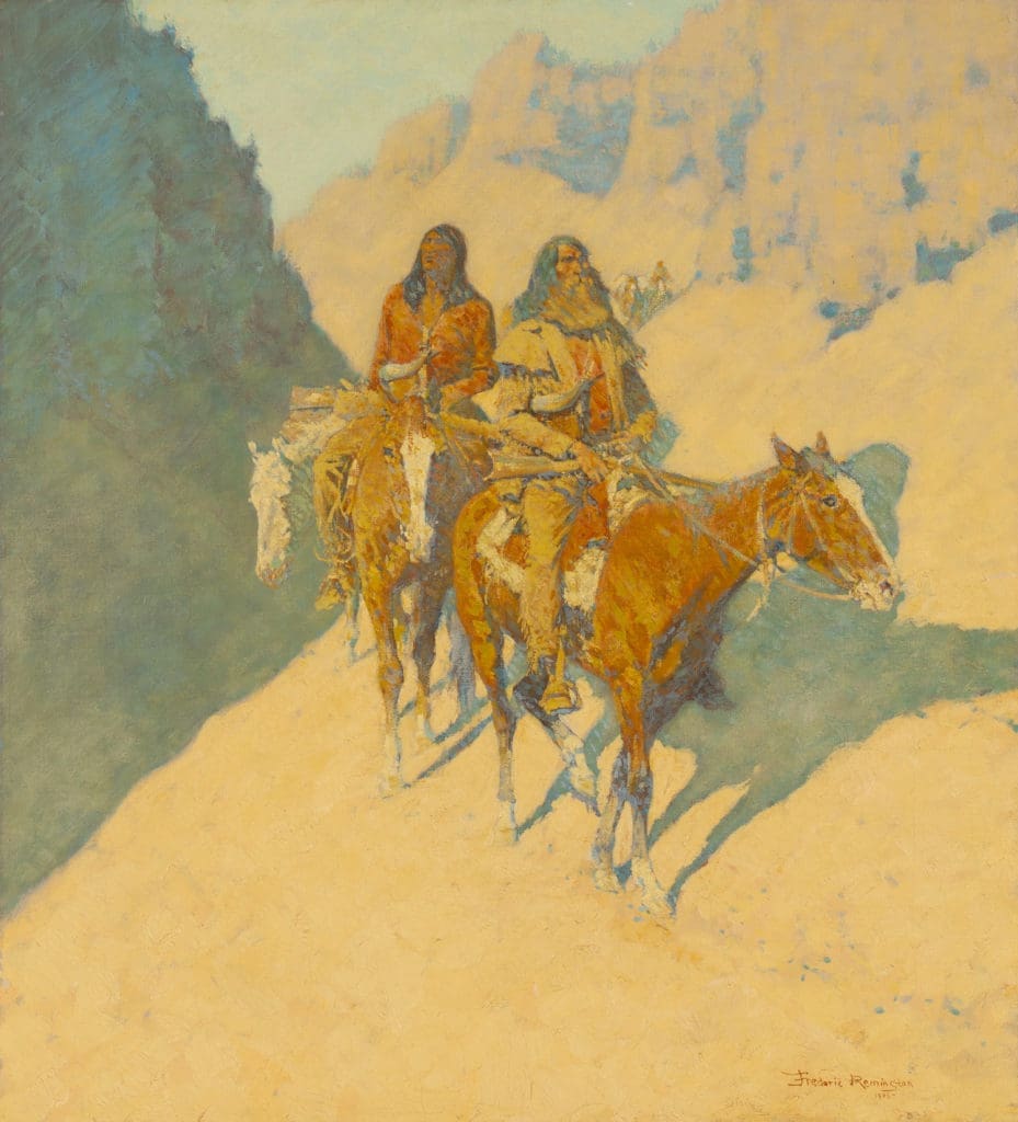 Sid Richardson Museum celebrates 40 years. Unknown Explorer by Frederic Remington.