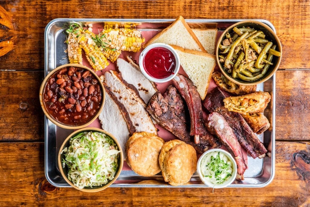 Smoked BBQ meats are among the items available at Cherry Block Smokehouse. (Photo by Becca Wright)