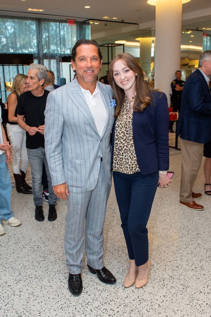 Tony Buzbee, Liz Buzbee at the Houston Astros Team Up event at Tootsies (Photo by Jacob Power)