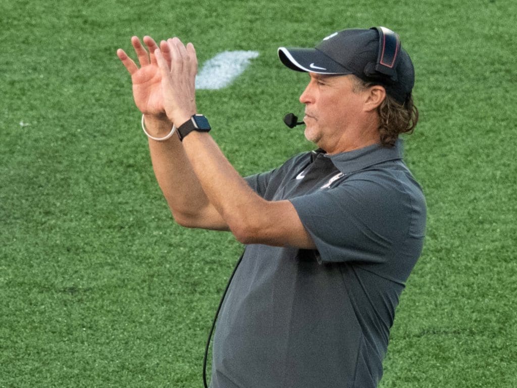 University of Houston coach Dana Holgorsen believes he knows what it takes to make the Big 12 transition. Now he must prove it. (Photo by F. Carter Smith)