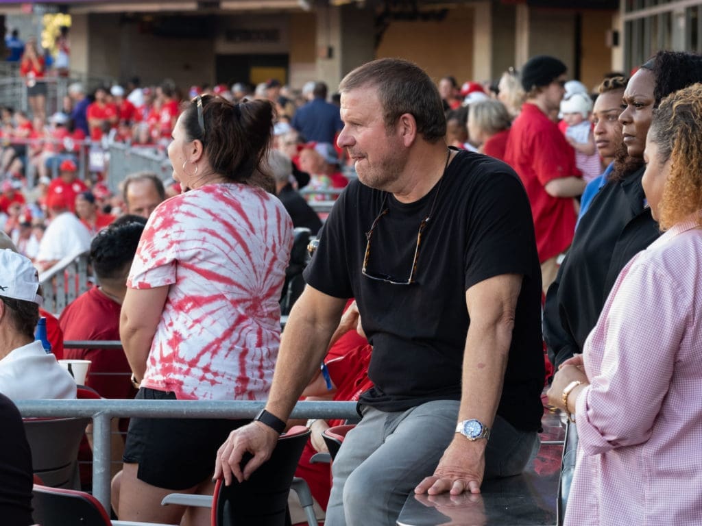 Tilman Fertitta has made his feelings about Victor Wembanyama clear.(Photo by F. Carter Smith)