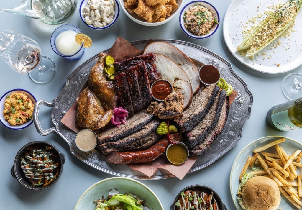 Feges BBQ is all about some serious eats. (Photo by Julie Soefer)
