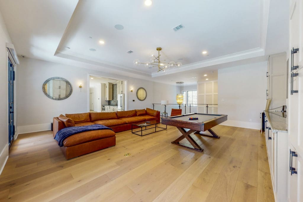 Flex space in the 10,000 square foot mansion at 346 Hunters Trail Street in Houston. (Photo by Jason Koonce with Hommati)