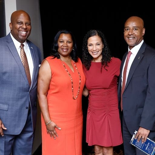2. Chairs Donald & Shawn Bowers, Accolades Awardees Dr. Reginald & Paula DesRoches