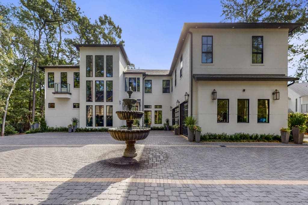 This $9.25 Million Memorial Villages Mansion Boasts Its Own Dreamy Library, a Backyard Wonderland and Movie Magic