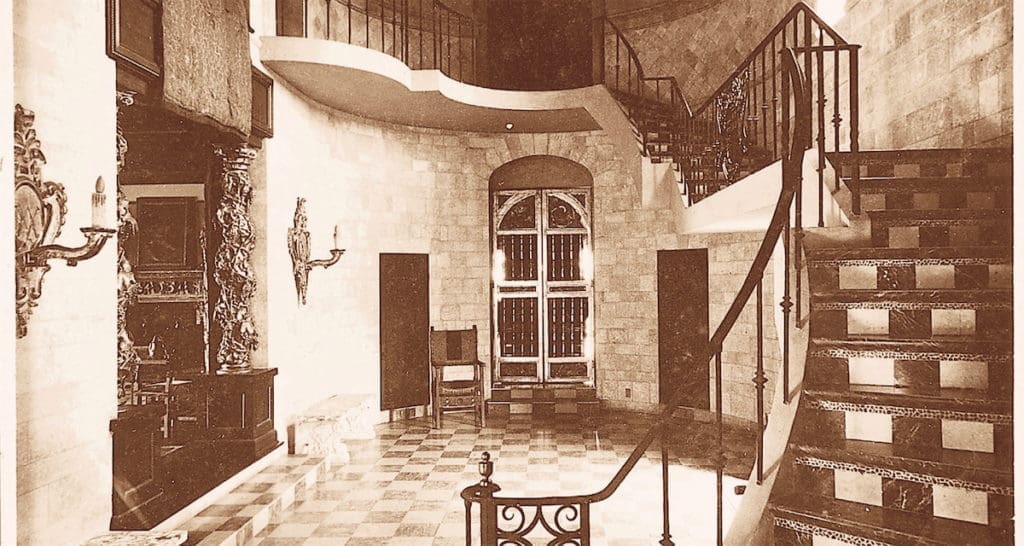 The original foyer of the Sheppard King estate. (courtesy of Rosewood Mansion on Turtle Creek)