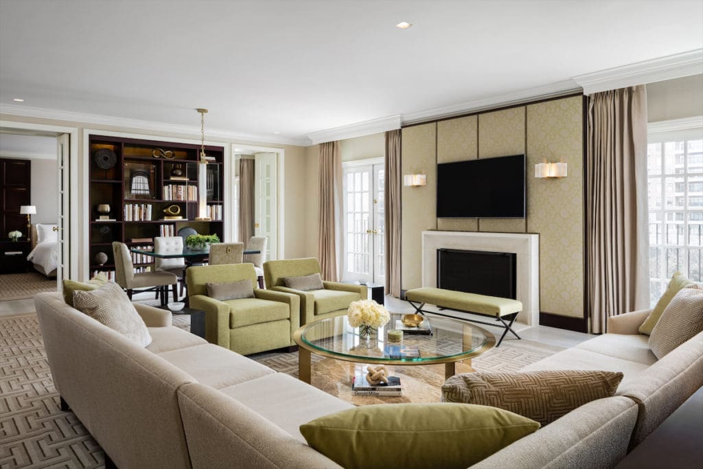 The redesigend Turtle Creek Suite, 2020 (courtesy of Rosewood Mansion on Turtle Creek) 