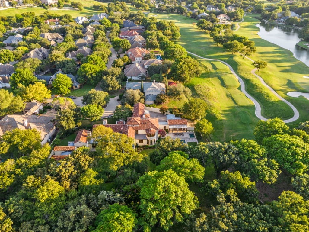 This $5.77 Million Fort Worth Mansion Lords Over the Fifth Tee Box at the Exclusive Mira Vista Country Club