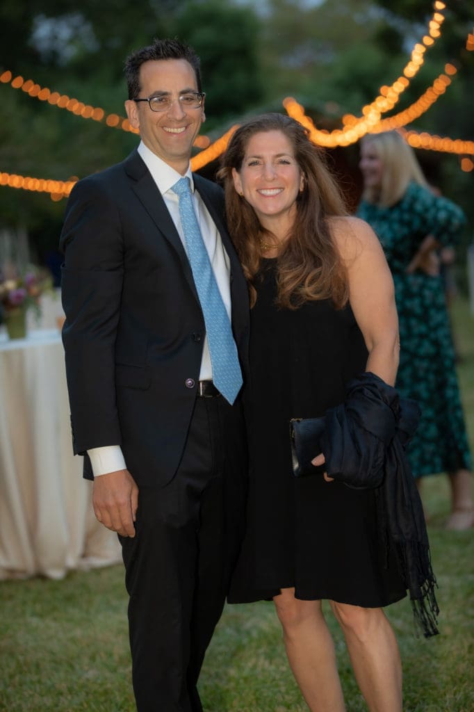 Bradley Sabloff & Audrey Ferstein  at The Menil Collection's alfresco 'Party in the Park.' (Photo by Miroma Photography and Design)