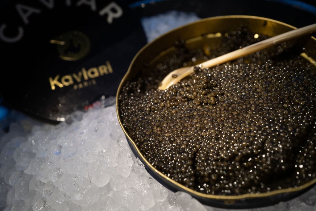 Kilos of caviar courtesy of DR Delicacy at the core of the La Nuit du Caviar, held at The Astorian.