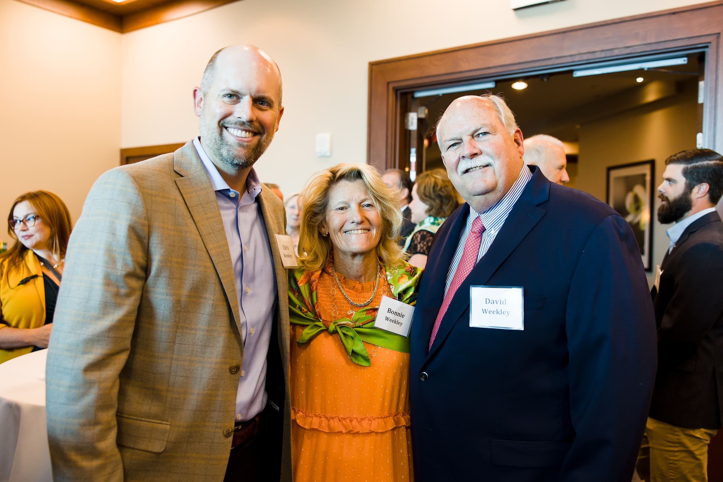 Chris Weekley, Bonnie Weekley, David Weekley