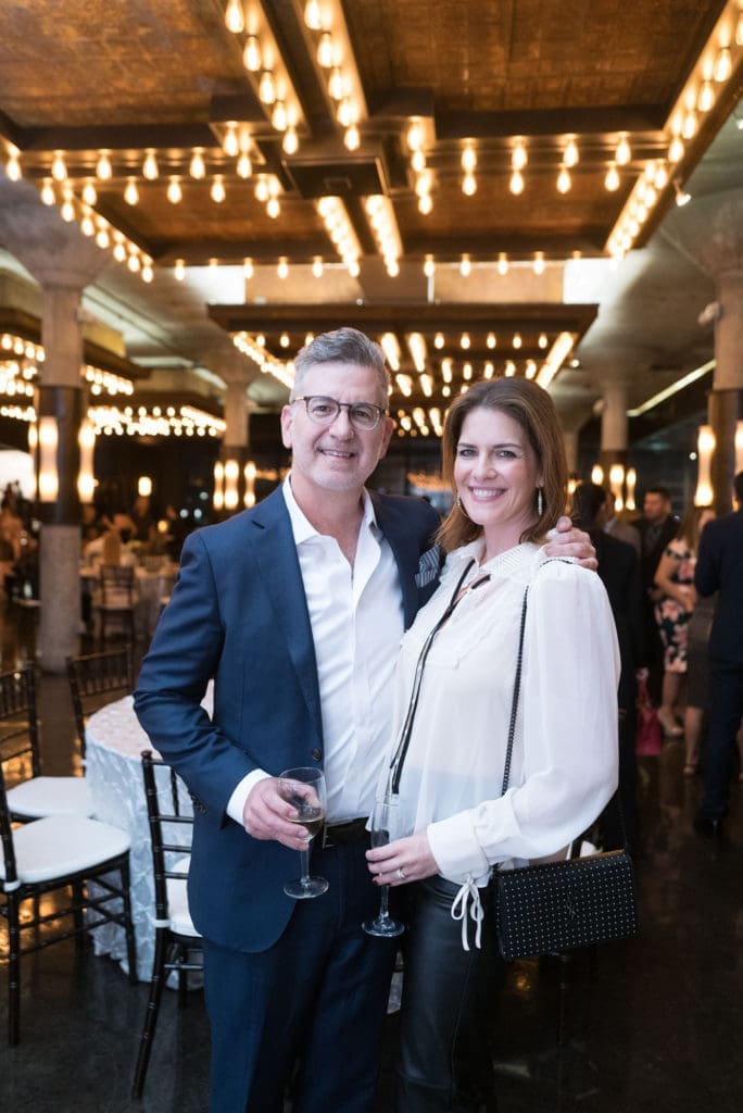 Craid & Nicole Lowenstern at the La Nuit du Caviar held at The Astorian.