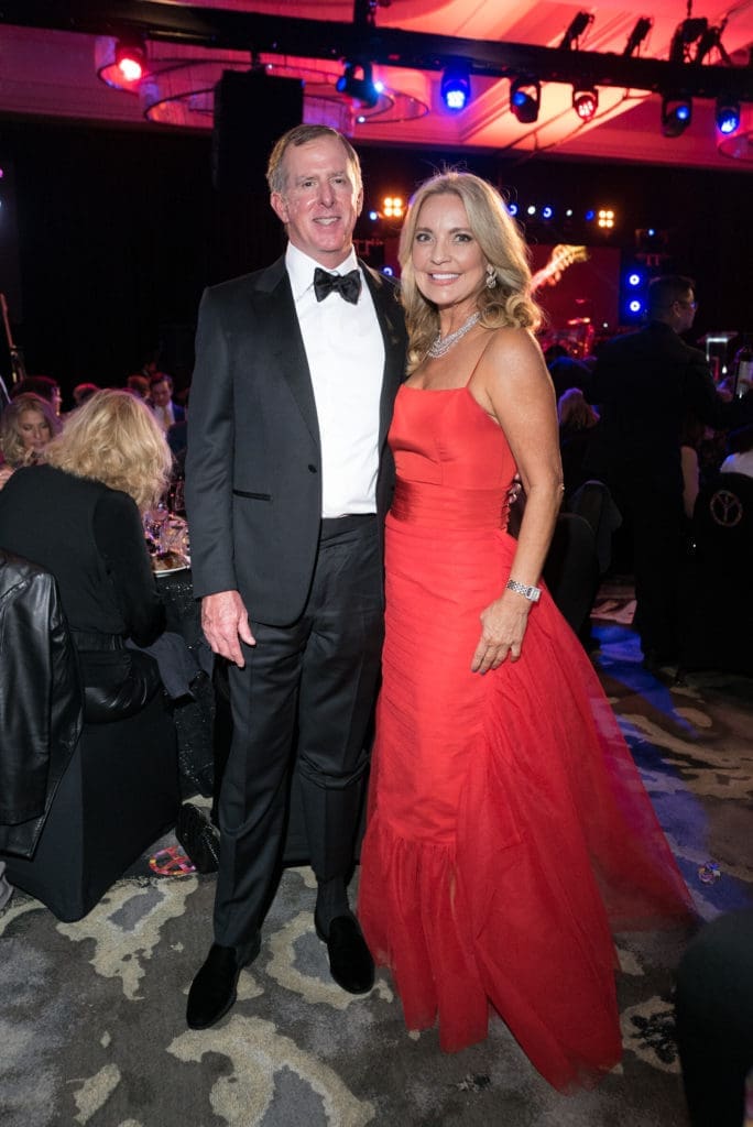 Scott Fortney, Melissa Juneau at the Houston Children's Charity 25th anniversary gala. (Photo by Daniel Ortiz)