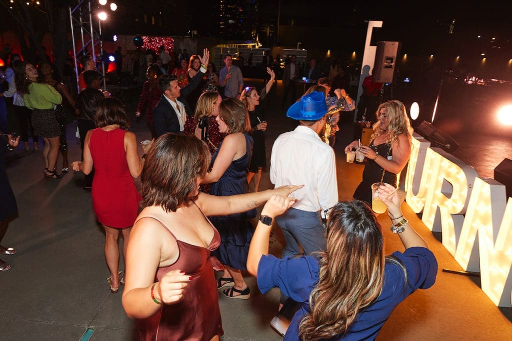 There was plenty of dancing at the 2022 AT&T Performing Arts Center's Turn Up the Lights event.
