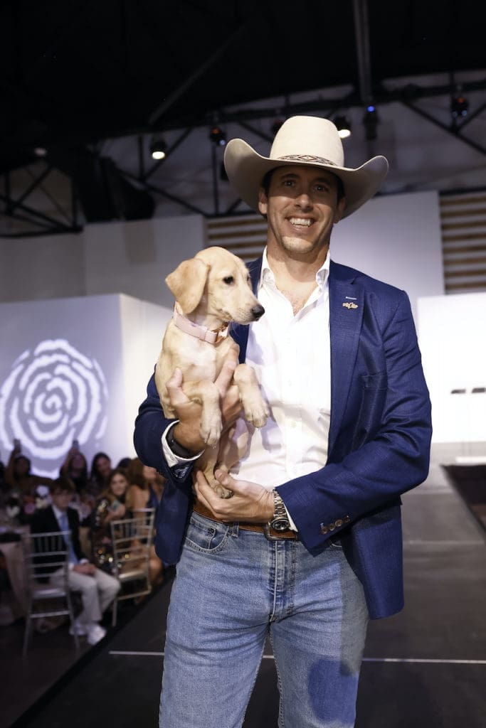 This precious pooch was one of the live auction items during the Ladies Who Brunch fundraiser at The Revaire.