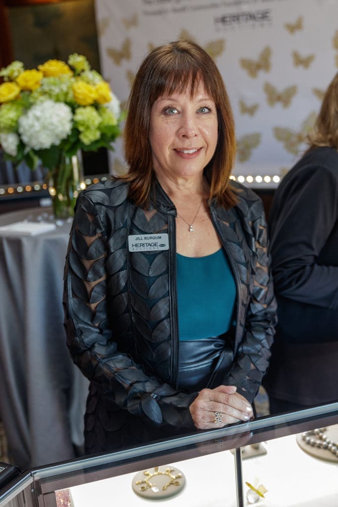 Heritage Auctions' Jill Burgum at Heritage Auctions Fall Fine Jewelry Signature Auction Preview (Photo by William Neal)