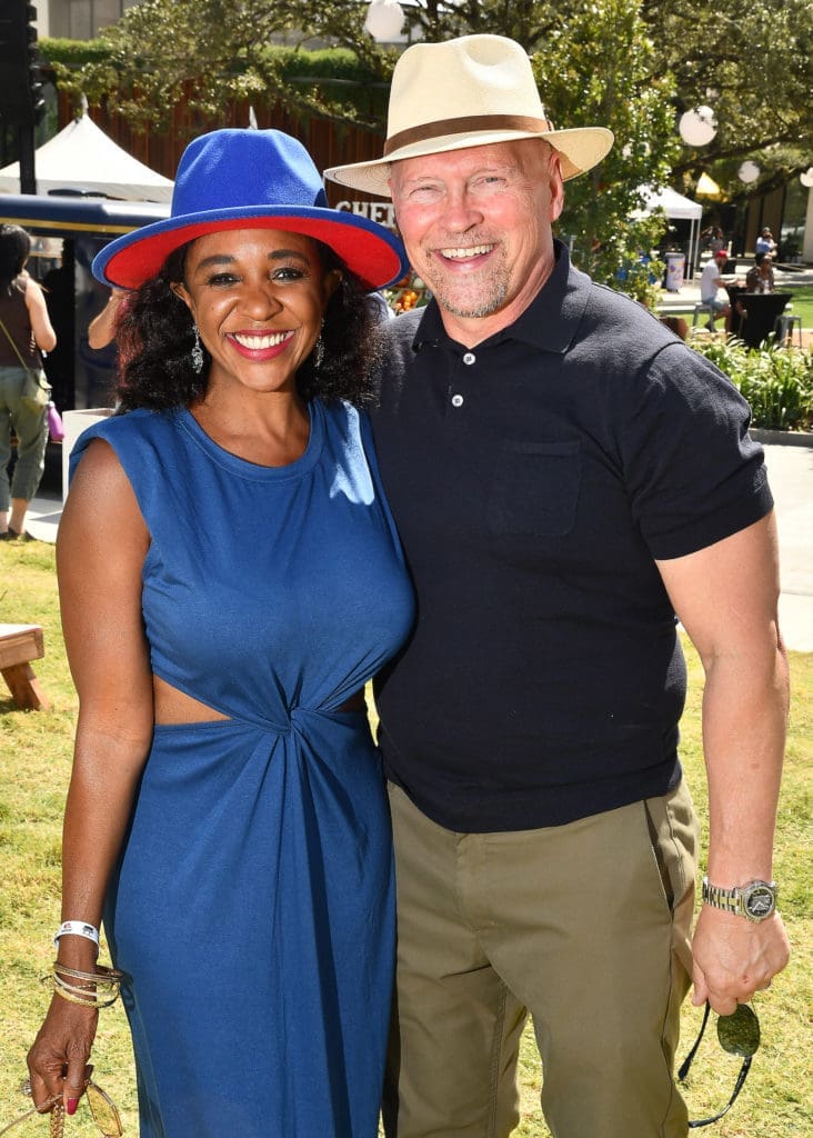 Jacquie Baly Craig & James Craig at the Houston inaugural of Chefs for Farmers event at Autry Park. (Dave Rossman photo)