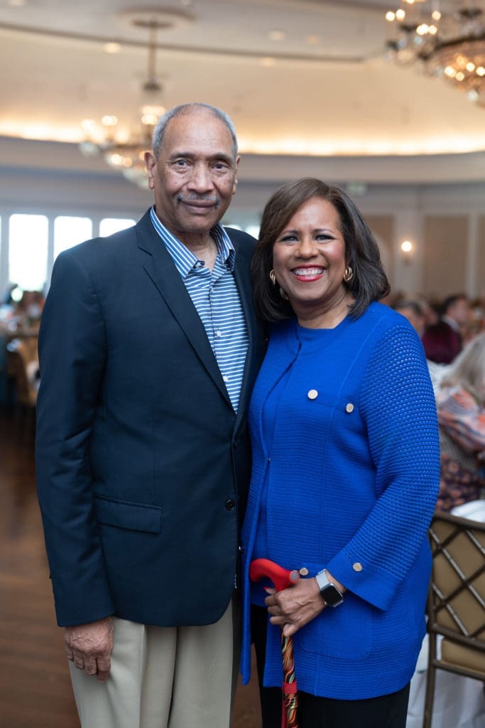 John Guess Jr., Melanie Lawson at the National MS Society 'Together for a Cure' luncheon (Photo by Daniel Ortiz)
