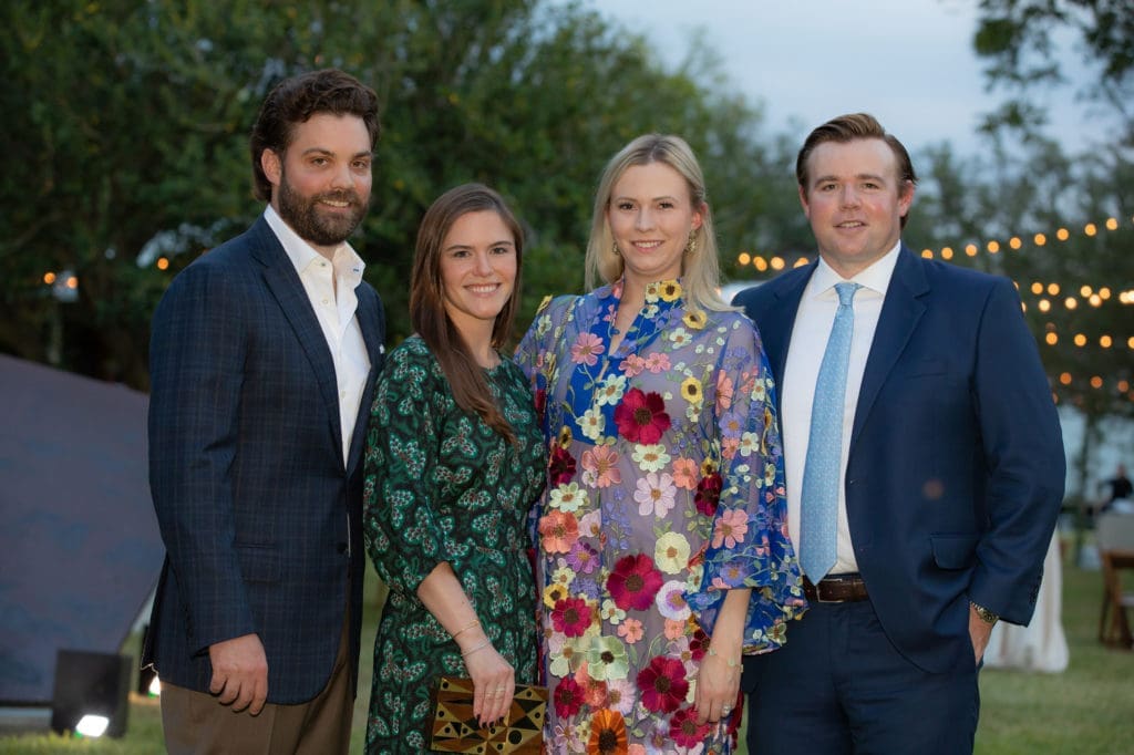 The Menil Collection 'Party in the Park' chairs Laura & Keefer Lehner, Kiki and Taylor Landry. (Photo by Miroma Photography and Design)