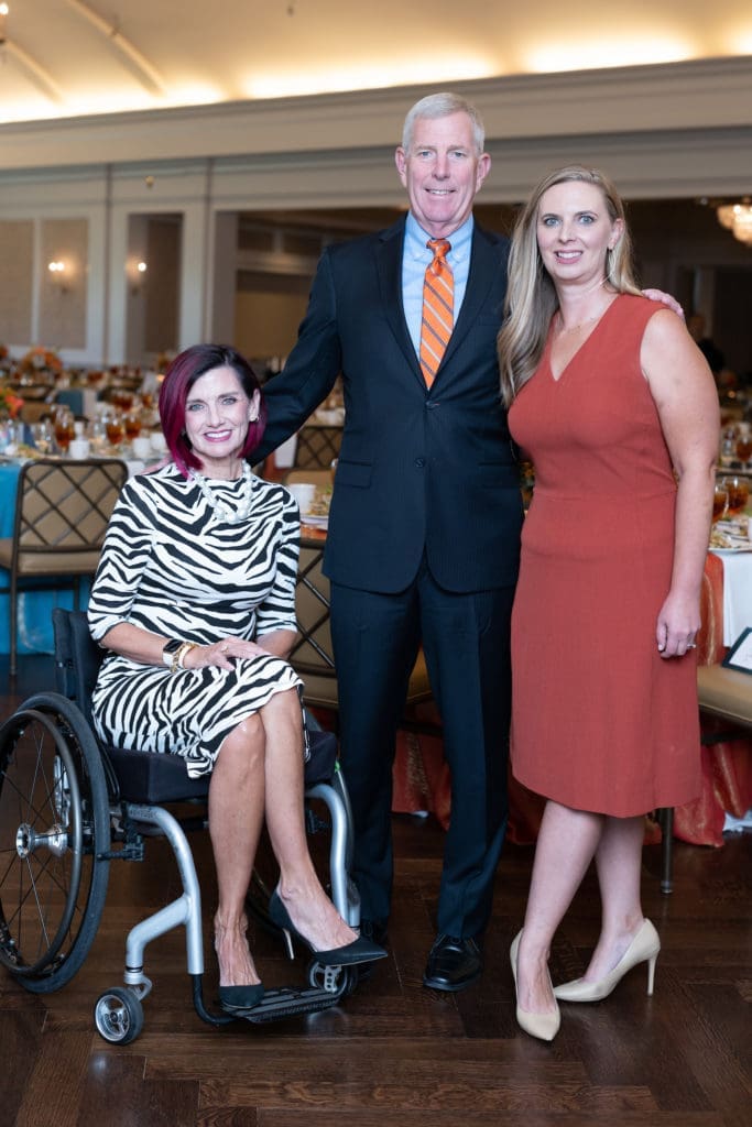 Lisa & Mike Sailor, Linda Bates at the National MS Society 'Together for a Cure' luncheon (Photo by Daniel Ortiz)