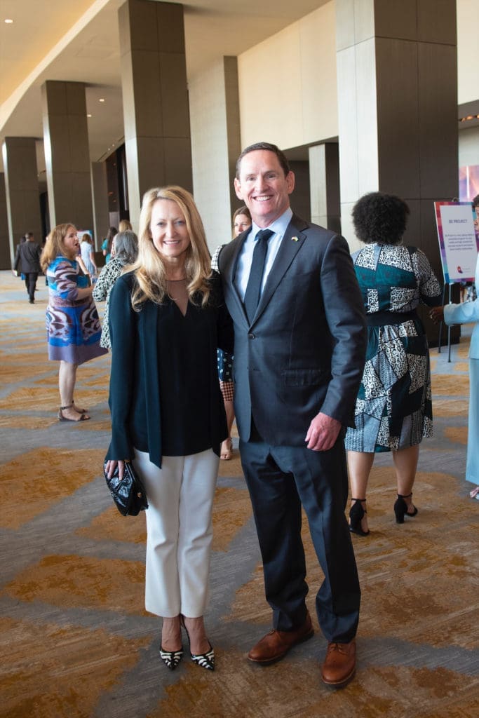 Lynn McBee, Judge Clay Jenkins (Photo by Tamytha Cameron, Celeste Cass)